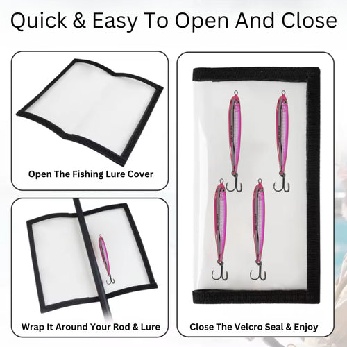 diy fishing lure cover LureShield Treble Hook Guard The most obvious being ready to cast out a line as soon as you arrive at your destination DIY Bait wrap first try