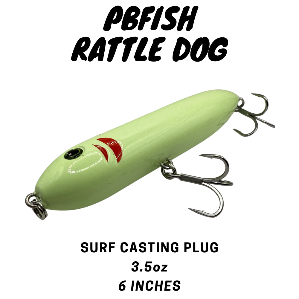 Rattle Dog – Topwater Walk-the-Dog Spook Lure For Big Striped Bass